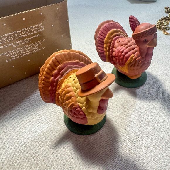 Vintage Avon Turkey Twosome Salt & Pepper Shakers - Picture 2 of 8